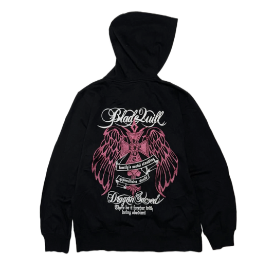Cross zip up hoodies