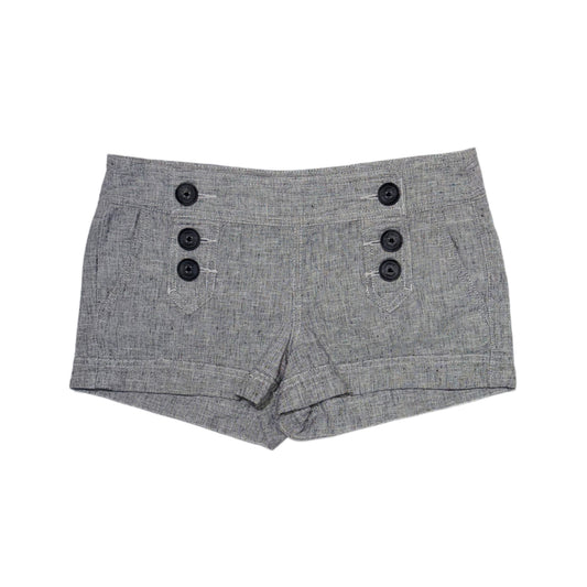 Grey linen shorts