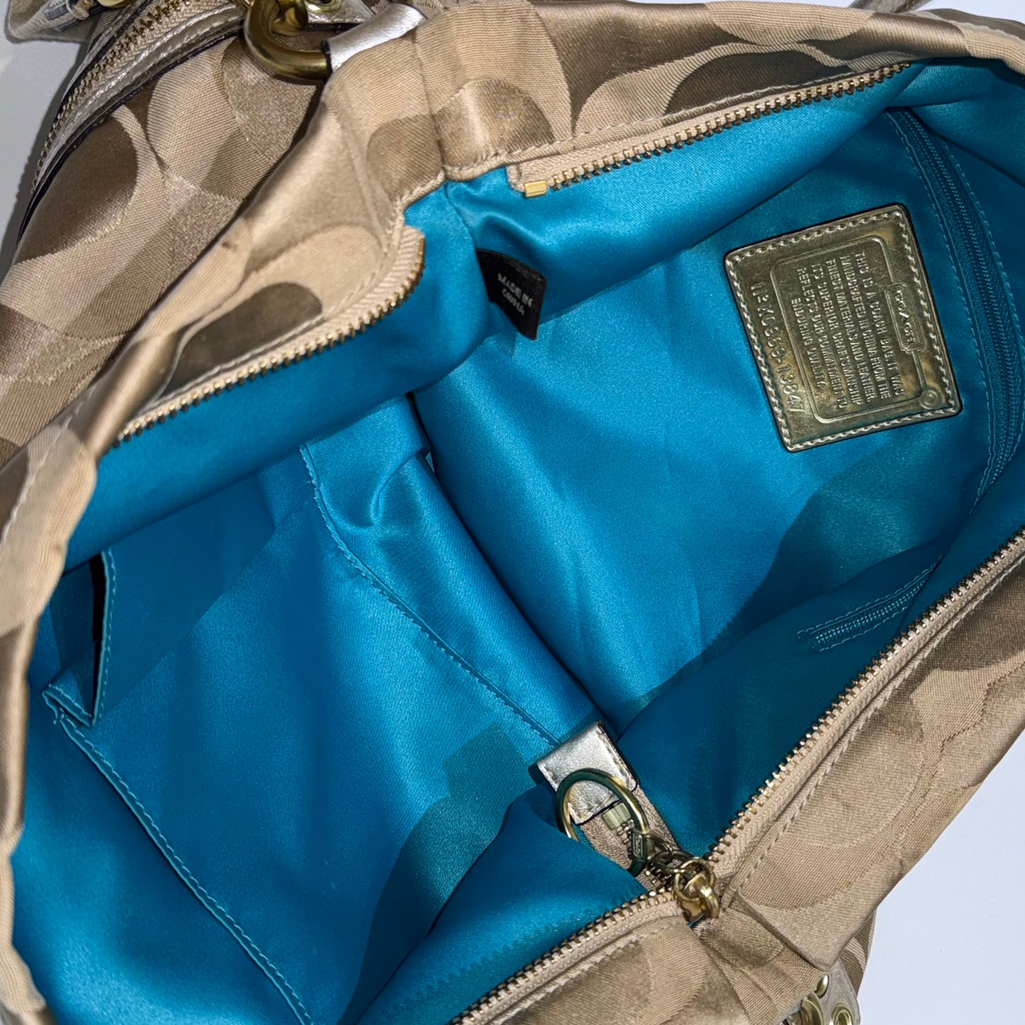 Coach 2way poppy bag