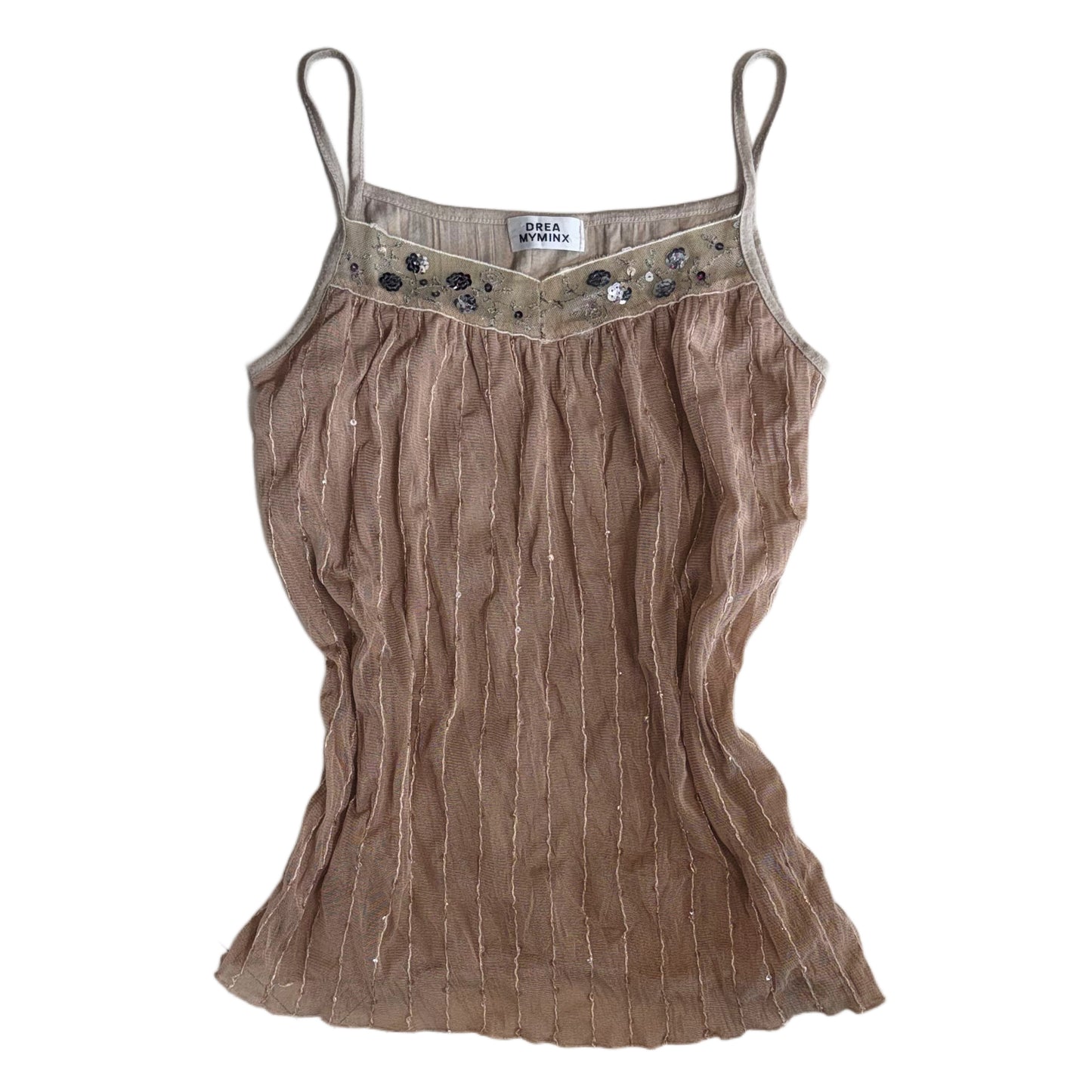 Embroidered cami