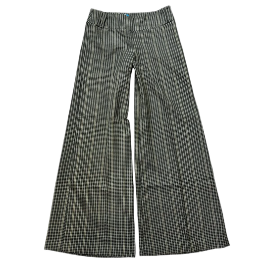 Houndstooth wide lag pants