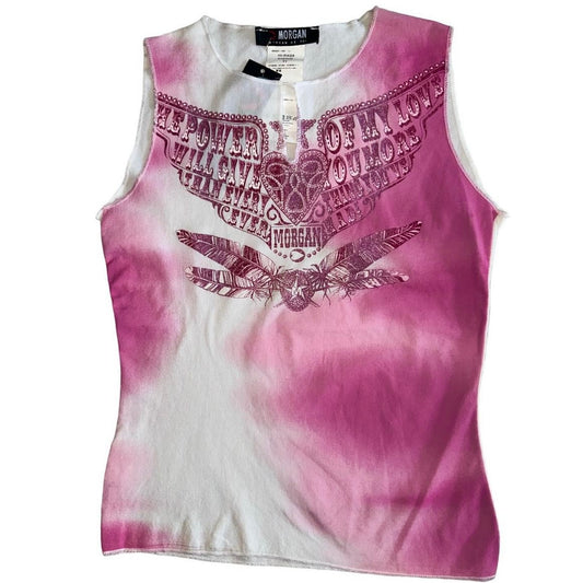 Morgan De Toi tie die logo top(Brand new with tag)