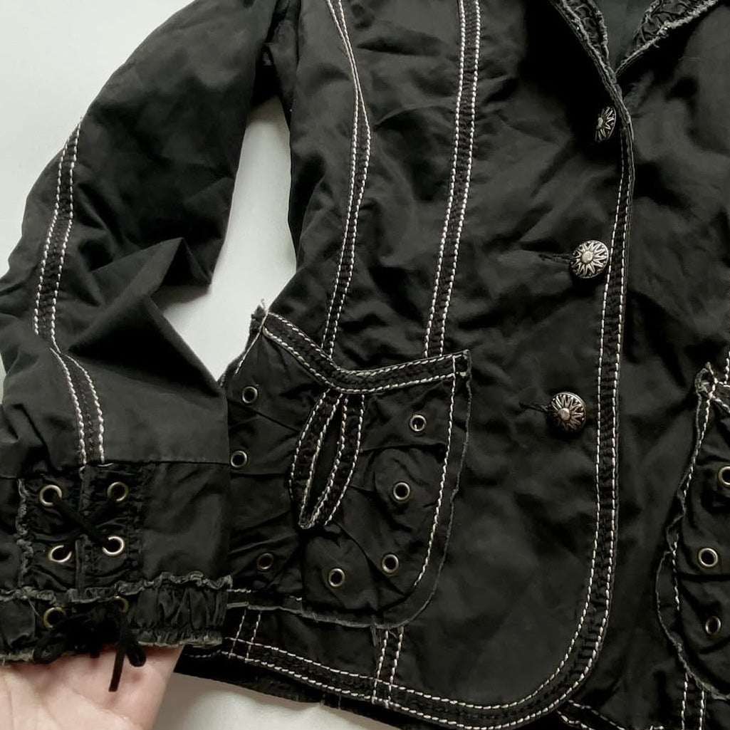 Black rivets jacket