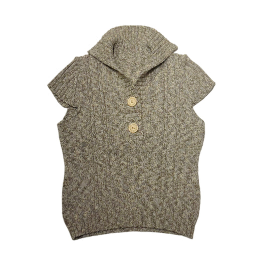 Knit button top