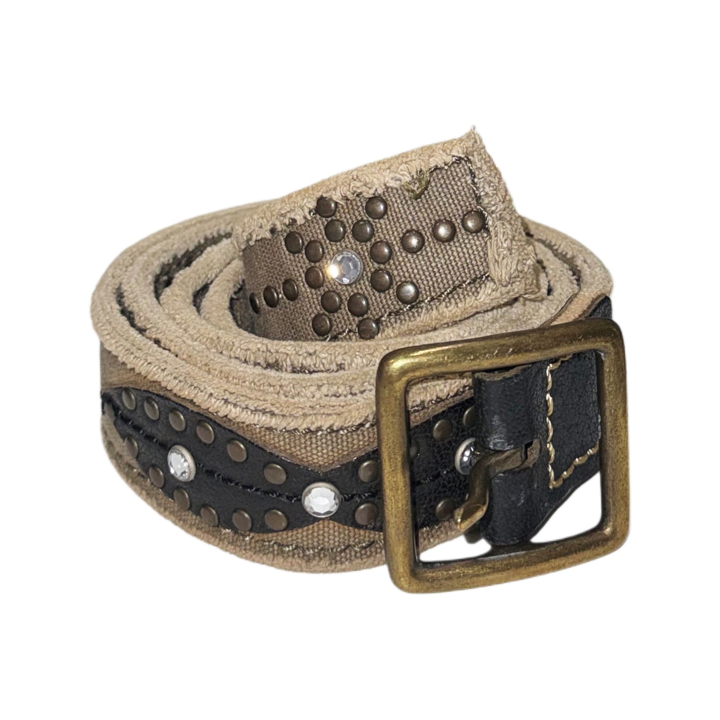 Cargo leather belt