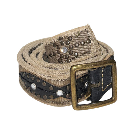 Cargo leather belt