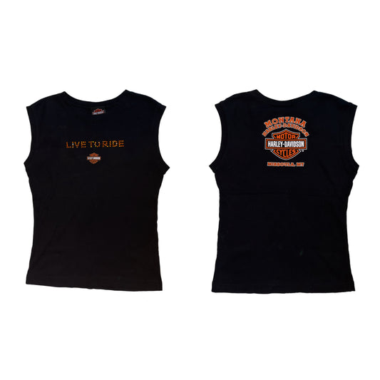 Harley Davison"Live to ride"top