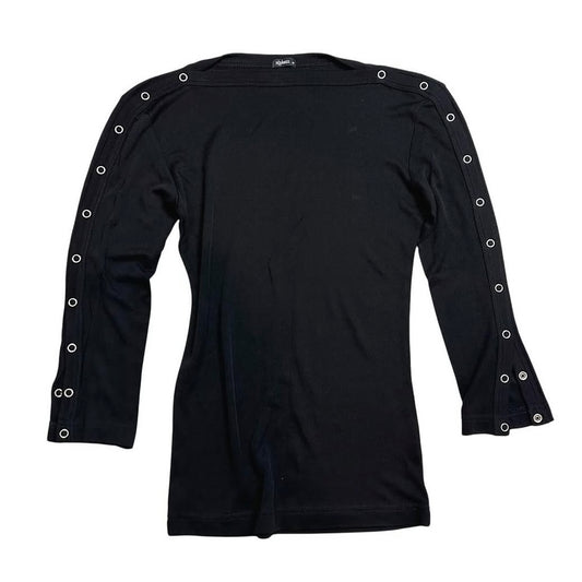 Black buttons long sleeves