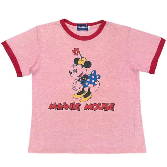 pink minnie mouse baby tee