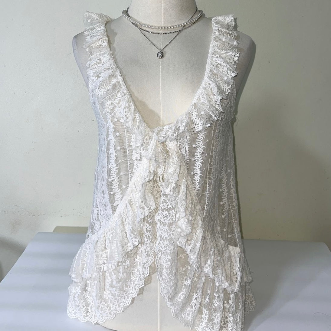 Lace vest