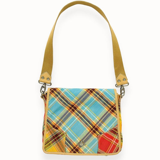 Vivienne Westwood tartan shoulder bag