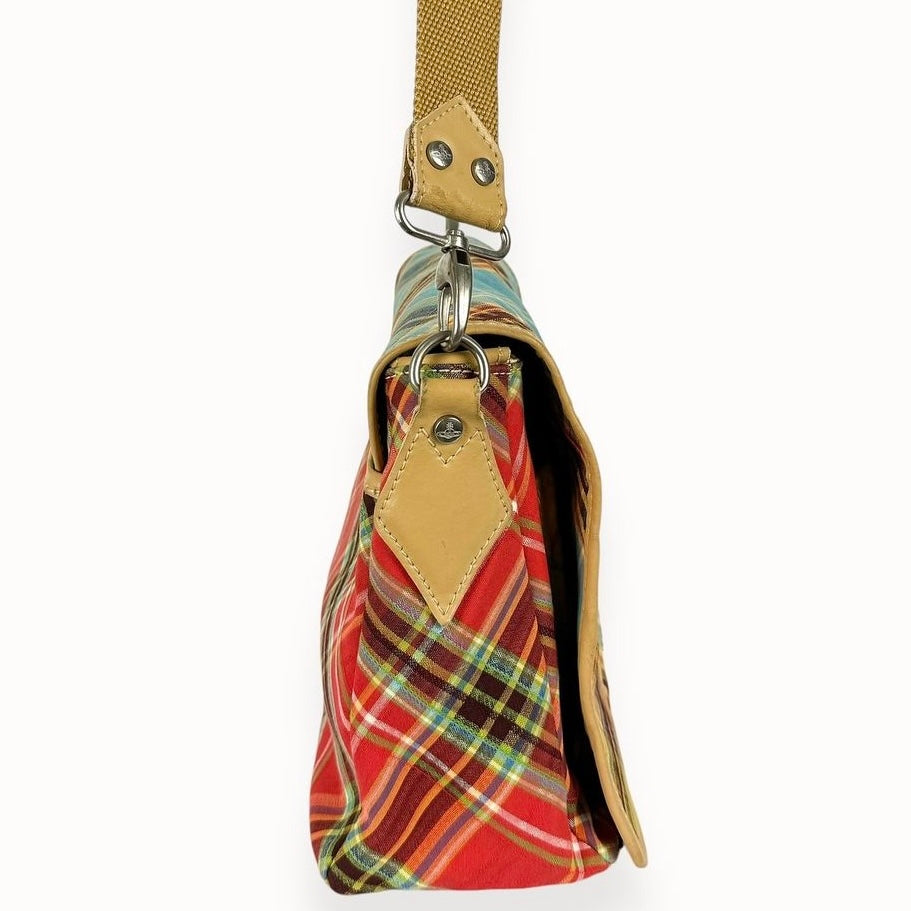 Vivienne Westwood tartan shoulder bag