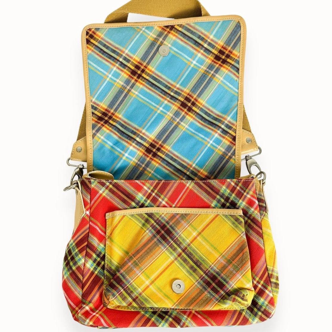 Vivienne Westwood tartan shoulder bag