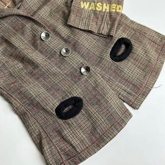 00s Cop Copine paris plaid jacket