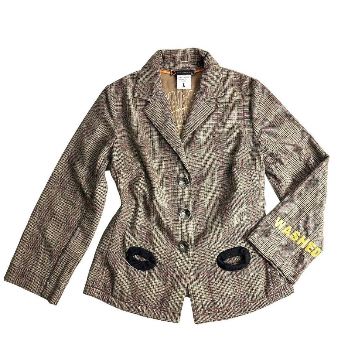 00s Cop Copine paris plaid jacket